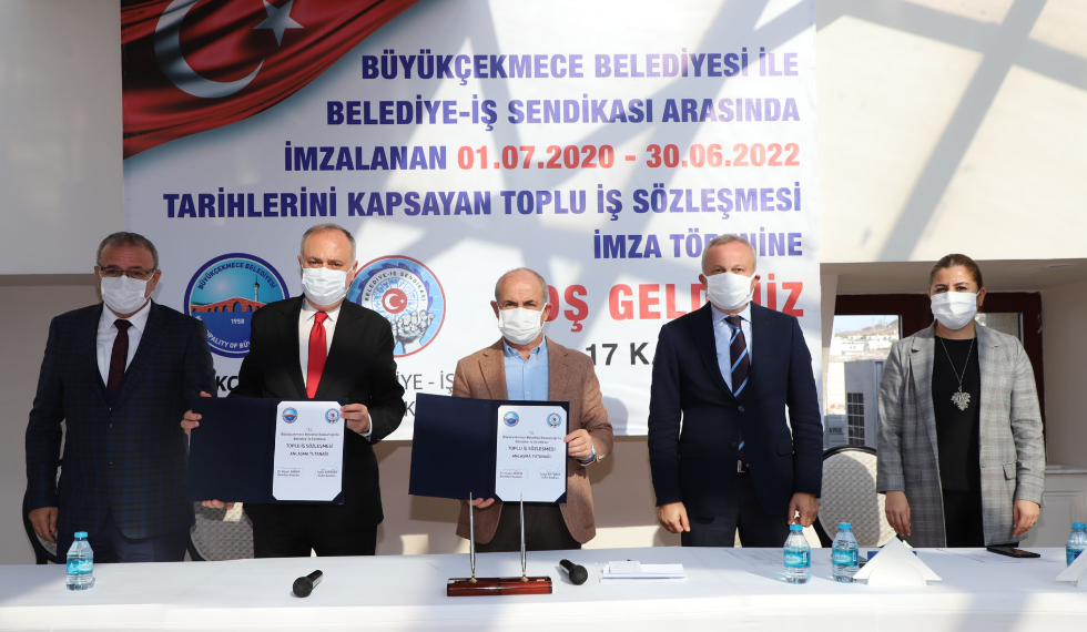 Büyükçekmece Belediyesi’nde toplu iş sözleşmesi sevinci