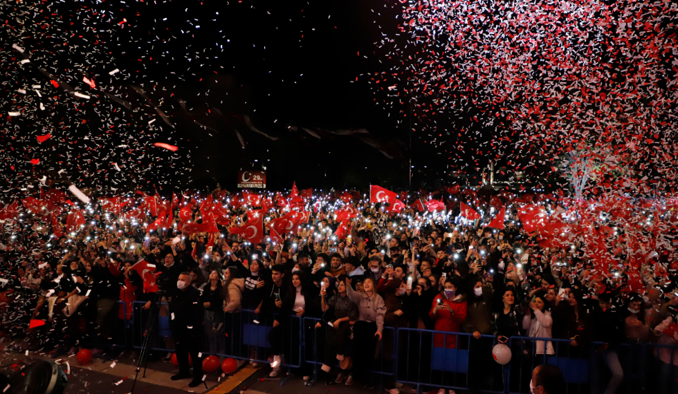 Cumhuriyet’in 98’inci şan ve şeref yılına yakışan kutlama