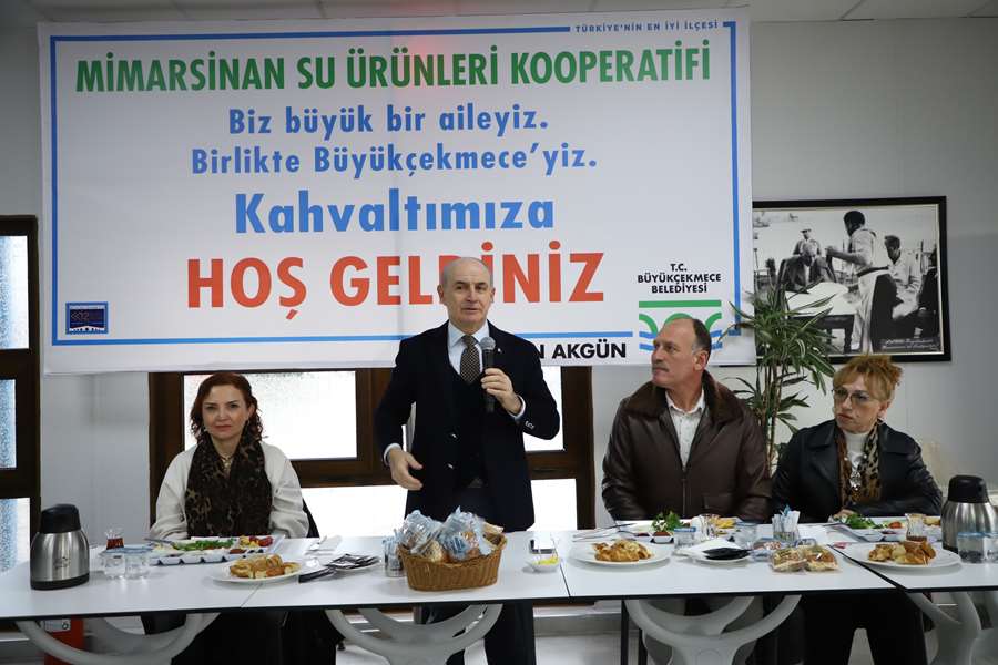 Başkan Akgün, Mimarsinan Su Ürünleri Kooperatifi ile bir araya geldi